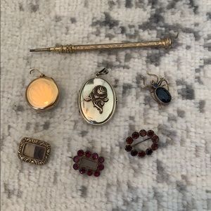 Lot of antique costume pieces